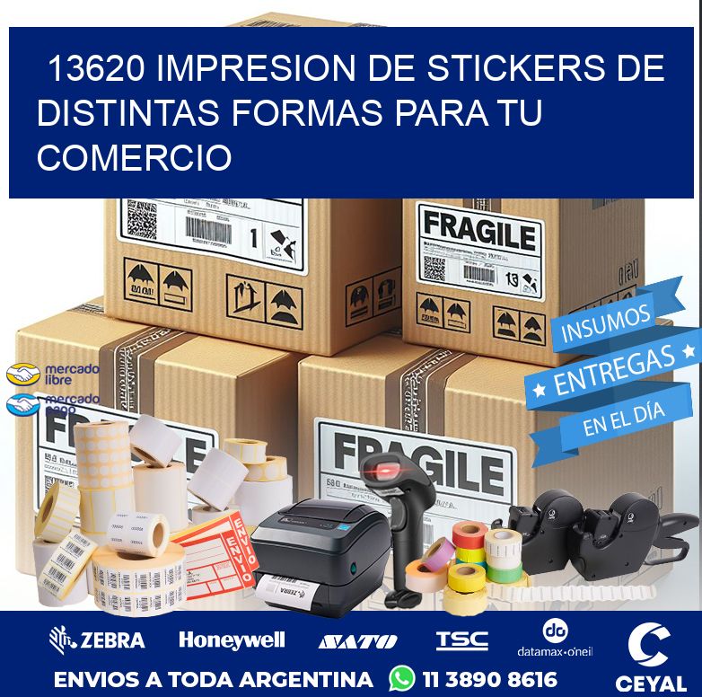 13620 IMPRESION DE STICKERS DE DISTINTAS FORMAS PARA TU COMERCIO