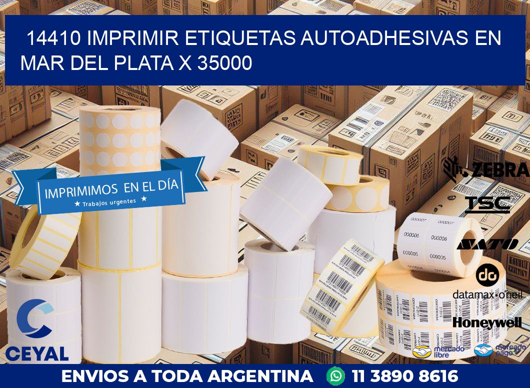 14410 IMPRIMIR ETIQUETAS AUTOADHESIVAS EN MAR DEL PLATA X 35000
