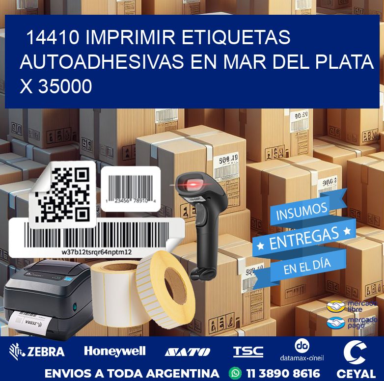 14410 IMPRIMIR ETIQUETAS AUTOADHESIVAS EN MAR DEL PLATA X 35000