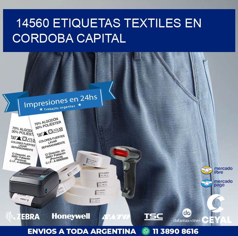 14560 ETIQUETAS TEXTILES EN CORDOBA CAPITAL