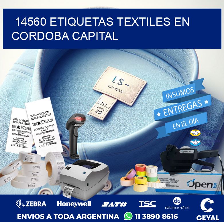14560 ETIQUETAS TEXTILES EN CORDOBA CAPITAL