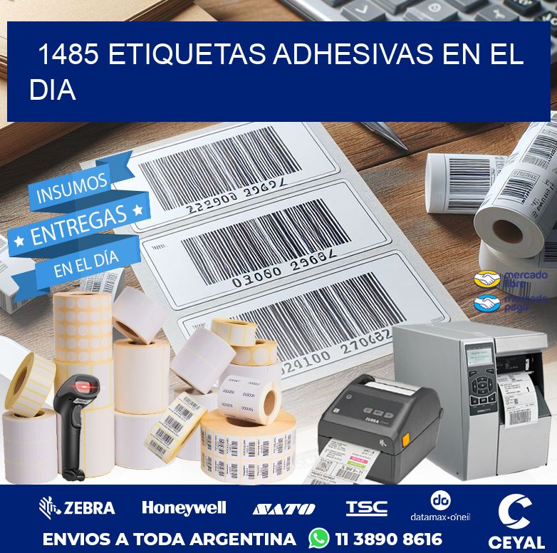 1485 ETIQUETAS ADHESIVAS EN EL DIA