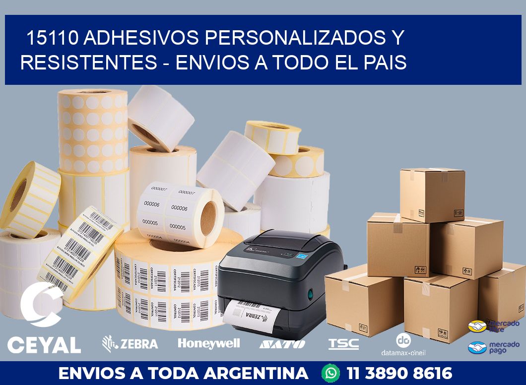 15110 ADHESIVOS PERSONALIZADOS Y RESISTENTES - ENVIOS A TODO EL PAIS