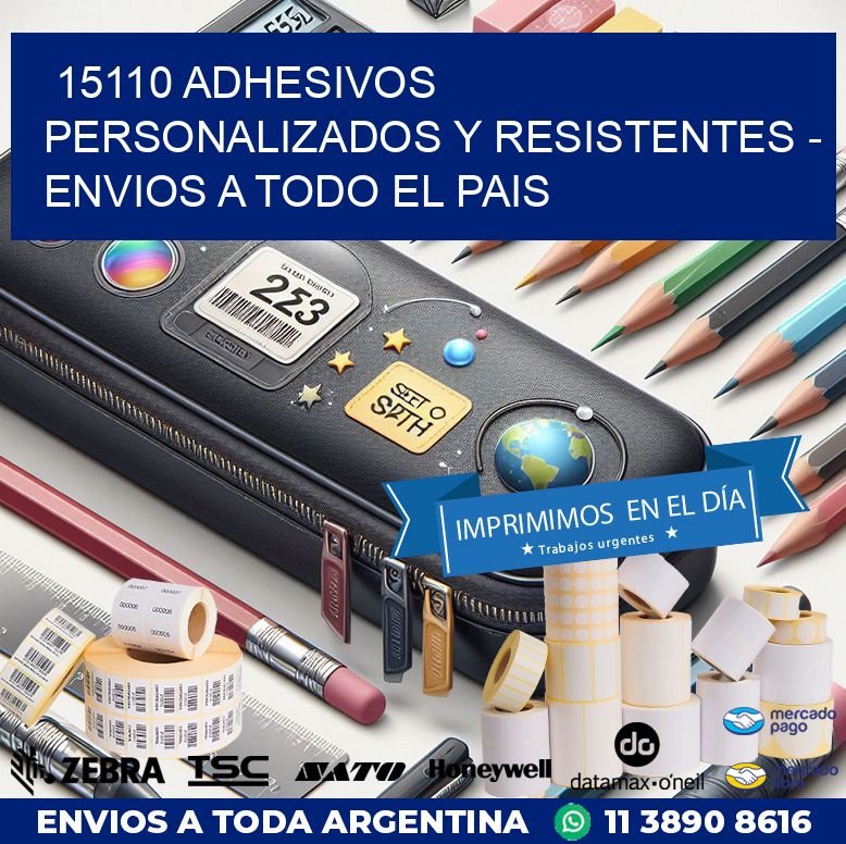 15110 ADHESIVOS PERSONALIZADOS Y RESISTENTES – ENVIOS A TODO EL PAIS