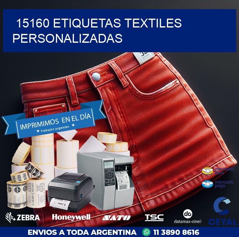 15160 ETIQUETAS TEXTILES PERSONALIZADAS