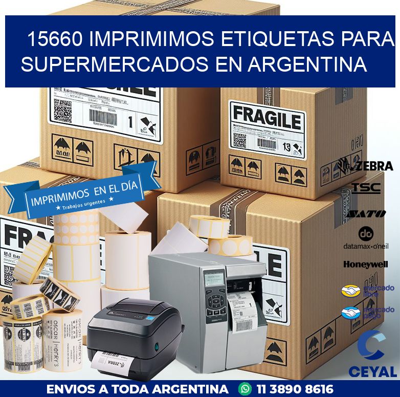15660 IMPRIMIMOS ETIQUETAS PARA SUPERMERCADOS EN ARGENTINA