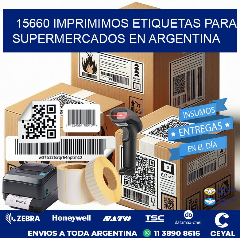 15660 IMPRIMIMOS ETIQUETAS PARA SUPERMERCADOS EN ARGENTINA