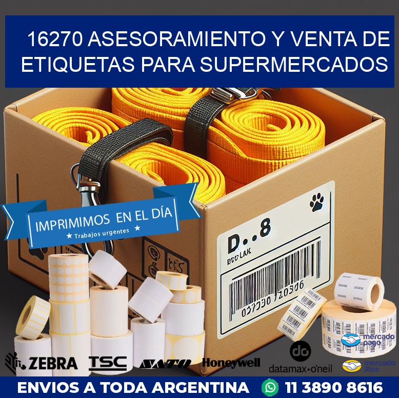 16270 ASESORAMIENTO Y VENTA DE ETIQUETAS PARA SUPERMERCADOS