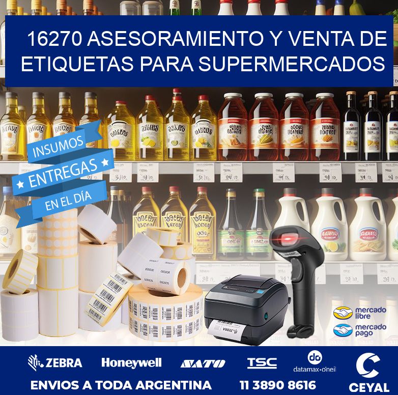 16270 ASESORAMIENTO Y VENTA DE ETIQUETAS PARA SUPERMERCADOS