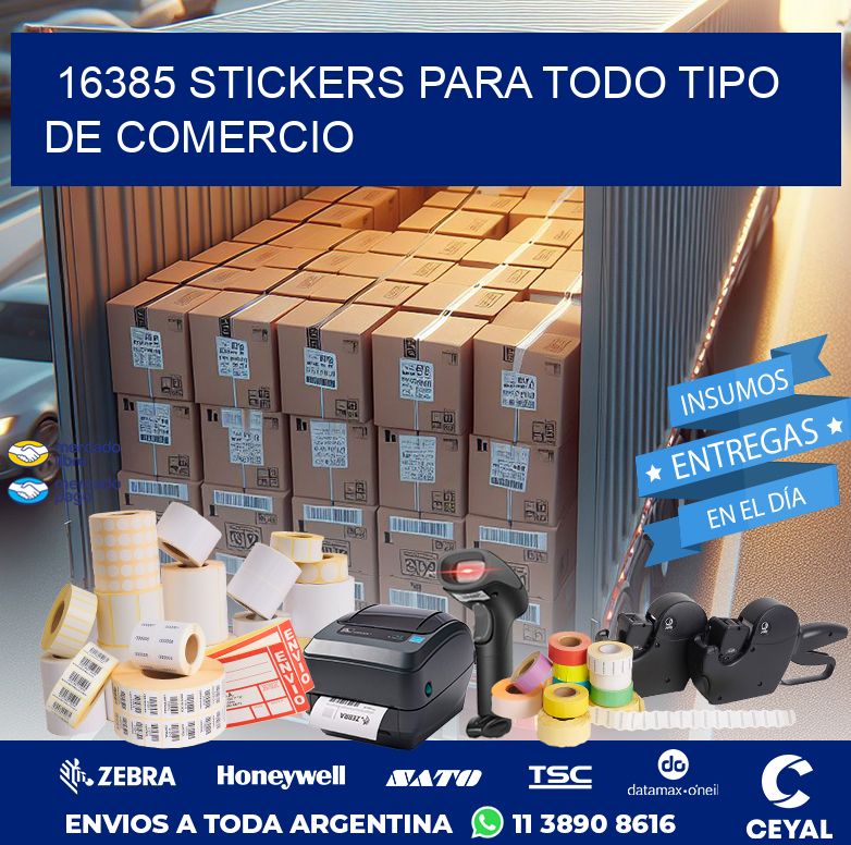 16385 STICKERS PARA TODO TIPO DE COMERCIO