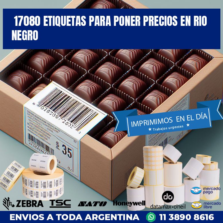 17080 ETIQUETAS PARA PONER PRECIOS EN RIO NEGRO