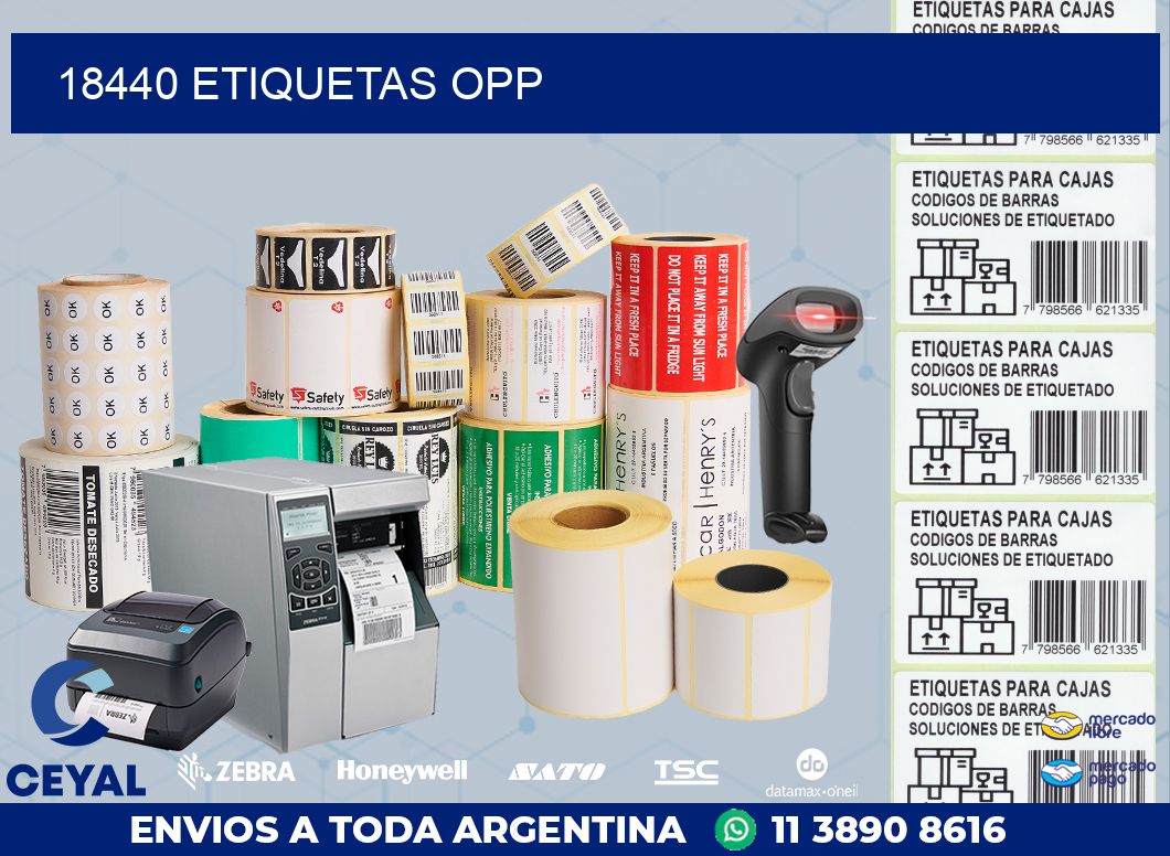 18440 ETIQUETAS OPP