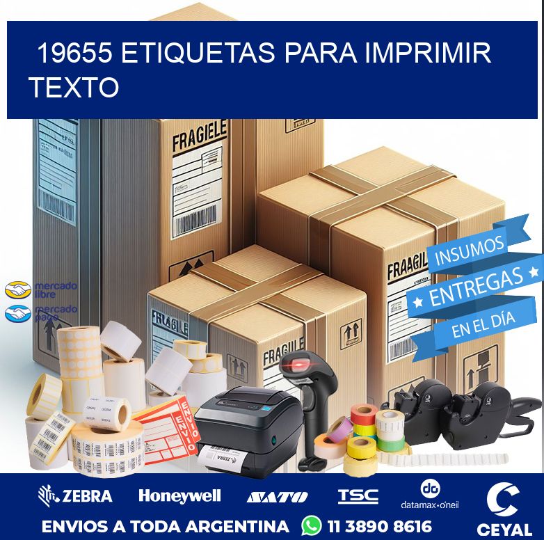 19655 ETIQUETAS PARA IMPRIMIR TEXTO