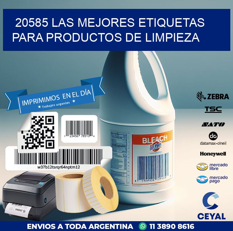 20585 LAS MEJORES ETIQUETAS PARA PRODUCTOS DE LIMPIEZA