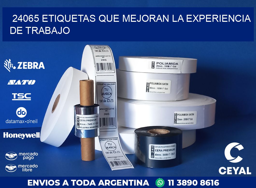 24065 ETIQUETAS QUE MEJORAN LA EXPERIENCIA DE TRABAJO