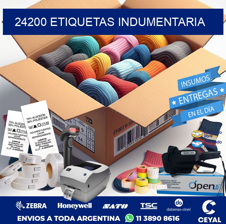 24200 ETIQUETAS INDUMENTARIA