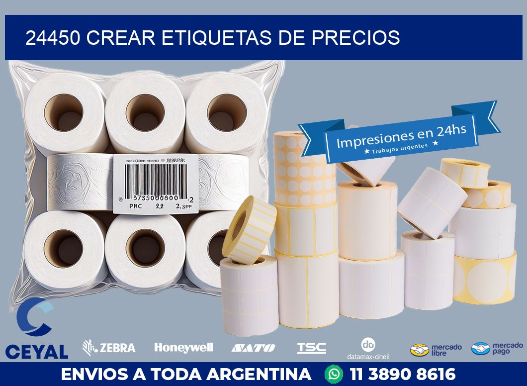 24450 CREAR ETIQUETAS DE PRECIOS
