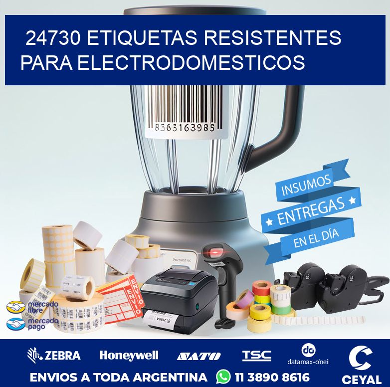 24730 ETIQUETAS RESISTENTES PARA ELECTRODOMESTICOS