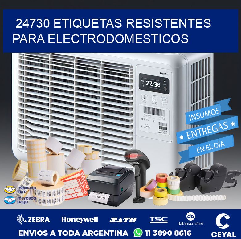 24730 ETIQUETAS RESISTENTES PARA ELECTRODOMESTICOS