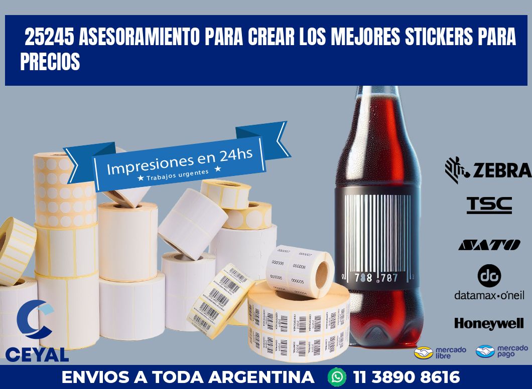 25245 ASESORAMIENTO PARA CREAR LOS MEJORES STICKERS PARA PRECIOS