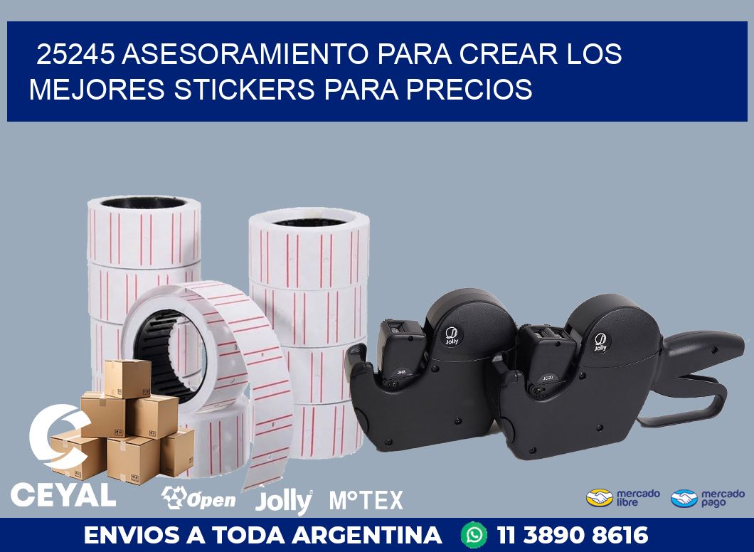 25245 ASESORAMIENTO PARA CREAR LOS MEJORES STICKERS PARA PRECIOS