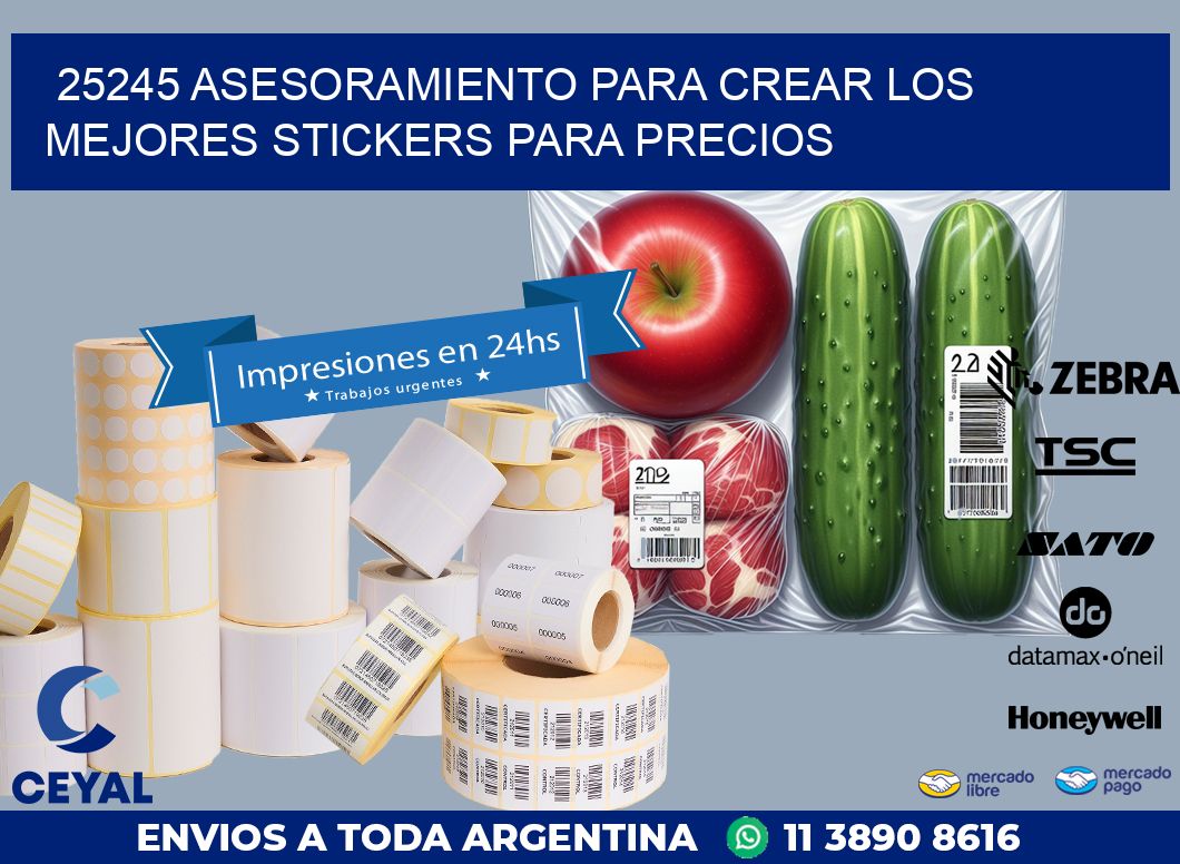 25245 ASESORAMIENTO PARA CREAR LOS MEJORES STICKERS PARA PRECIOS