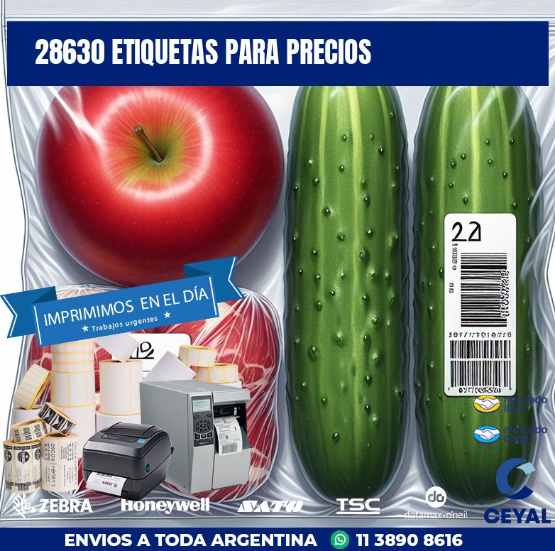 28630 ETIQUETAS PARA PRECIOS