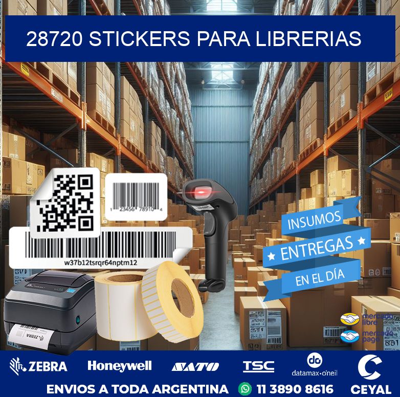 28720 STICKERS PARA LIBRERIAS