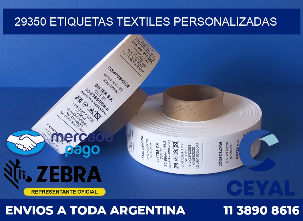 29350 ETIQUETAS TEXTILES PERSONALIZADAS
