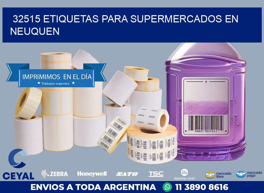 32515 ETIQUETAS PARA SUPERMERCADOS EN NEUQUEN