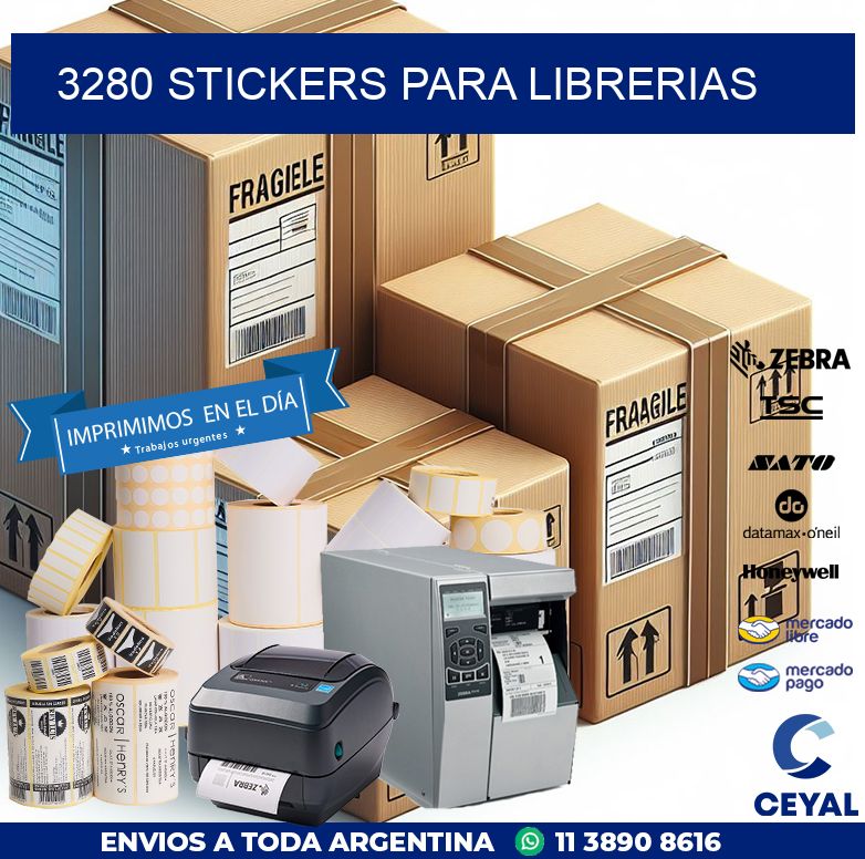 3280 STICKERS PARA LIBRERIAS