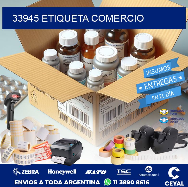 33945 ETIQUETA COMERCIO