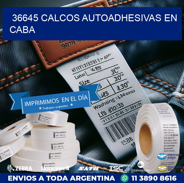 36645 CALCOS AUTOADHESIVAS EN CABA