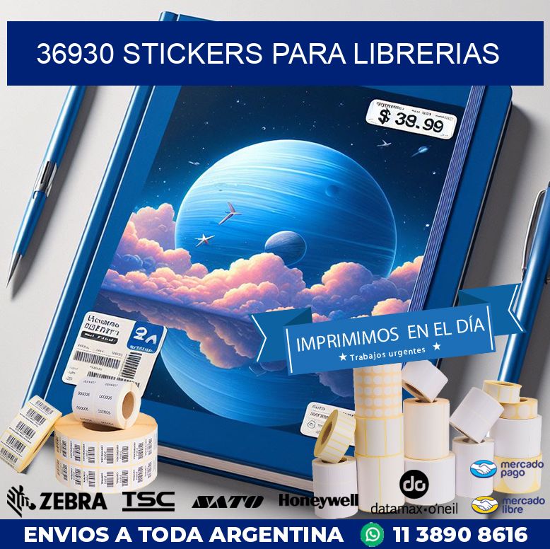 36930 STICKERS PARA LIBRERIAS