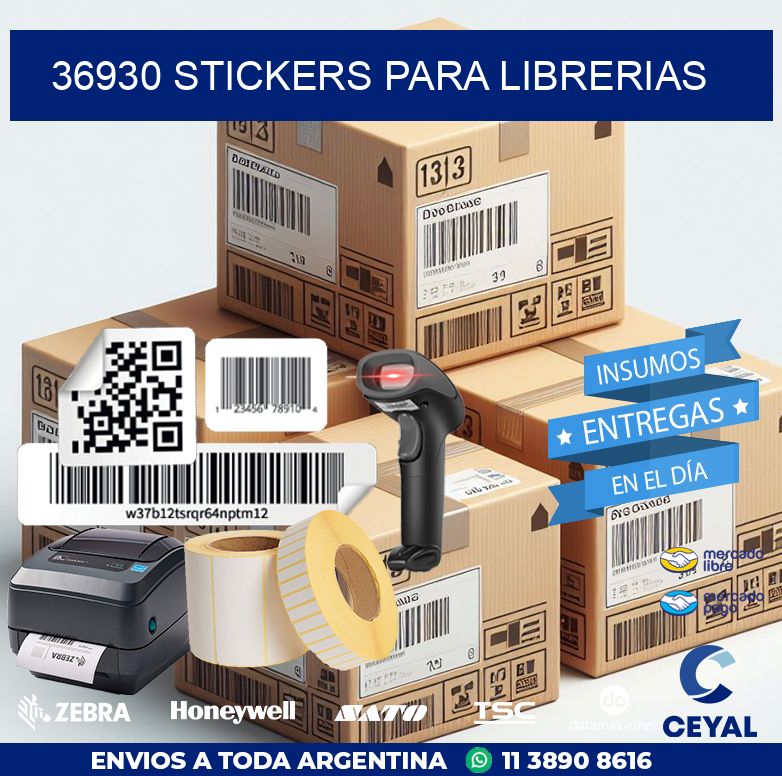 36930 STICKERS PARA LIBRERIAS