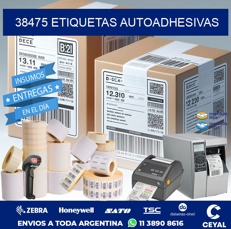 38475 ETIQUETAS AUTOADHESIVAS