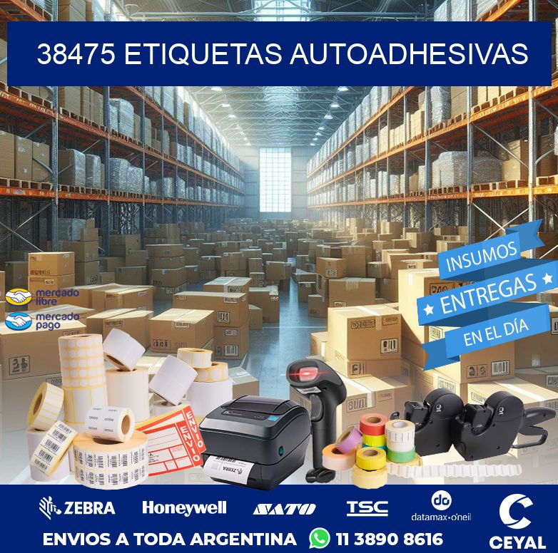 38475 ETIQUETAS AUTOADHESIVAS