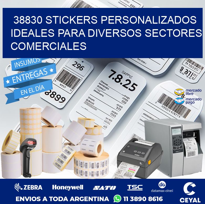 38830 STICKERS PERSONALIZADOS IDEALES PARA DIVERSOS SECTORES COMERCIALES