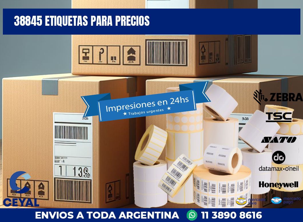 38845 ETIQUETAS PARA PRECIOS