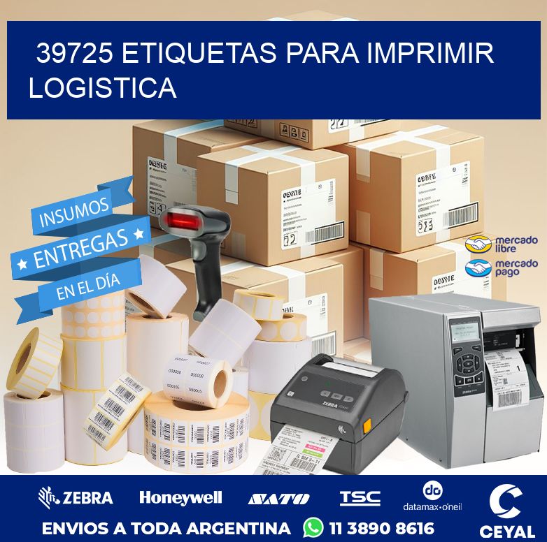 39725 ETIQUETAS PARA IMPRIMIR LOGISTICA