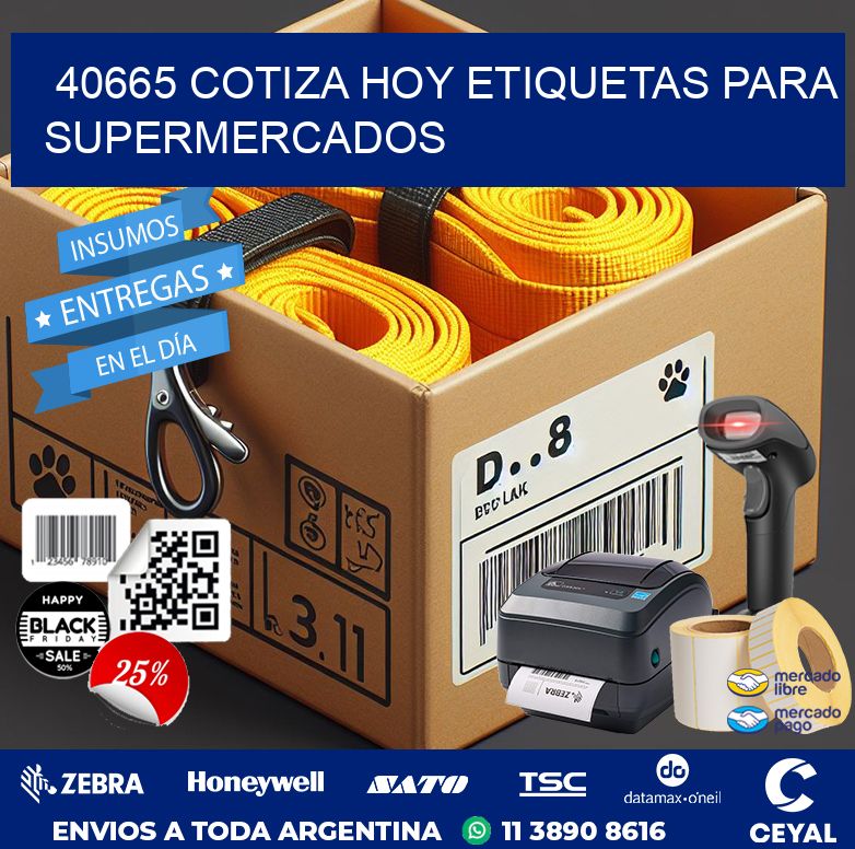 40665 COTIZA HOY ETIQUETAS PARA SUPERMERCADOS