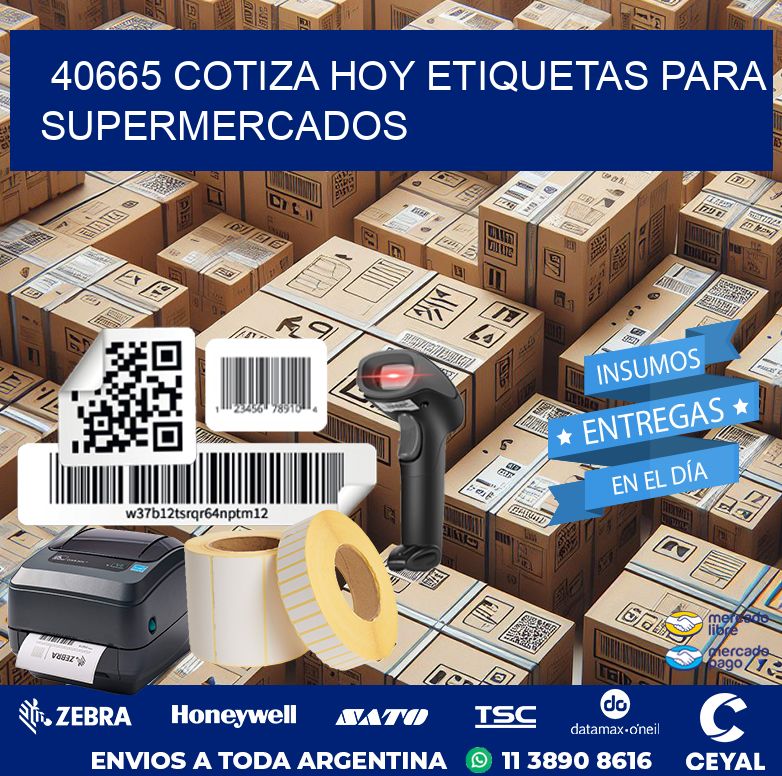 40665 COTIZA HOY ETIQUETAS PARA SUPERMERCADOS
