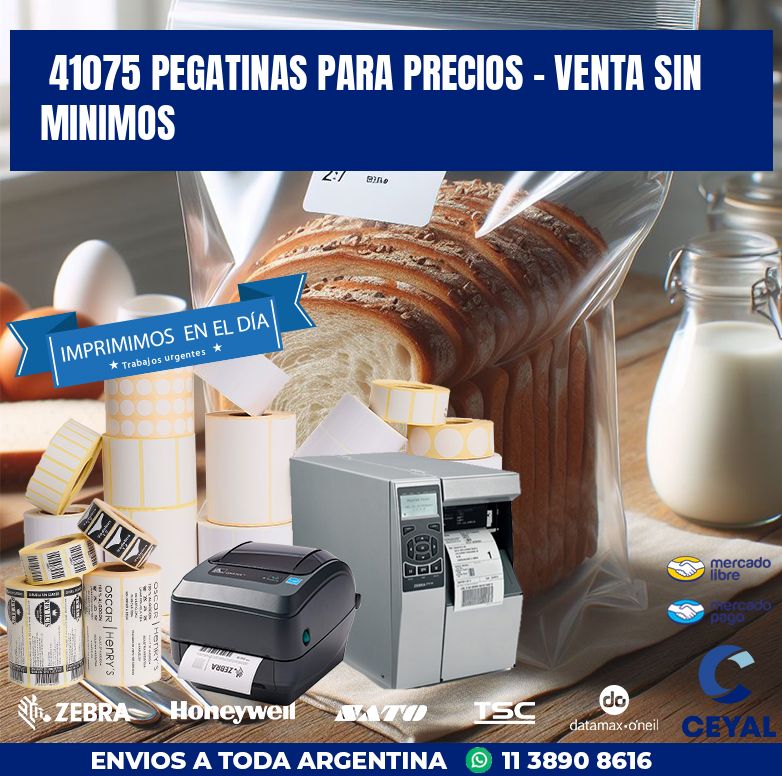 41075 PEGATINAS PARA PRECIOS - VENTA SIN MINIMOS