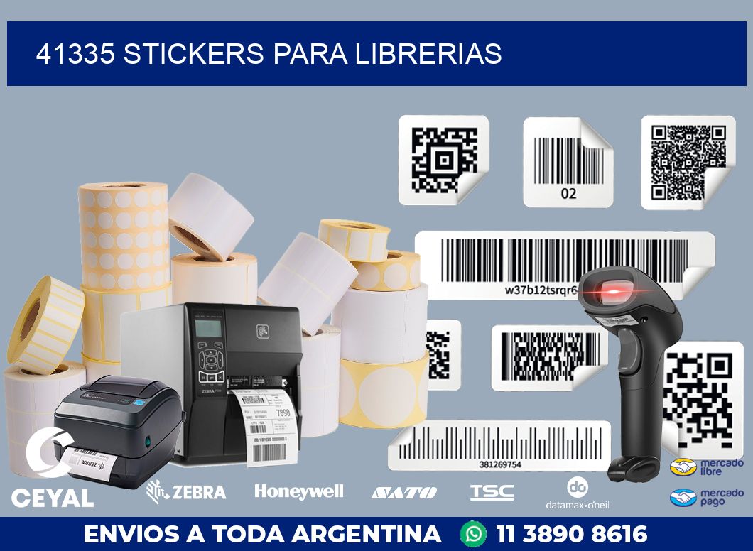 41335 STICKERS PARA LIBRERIAS