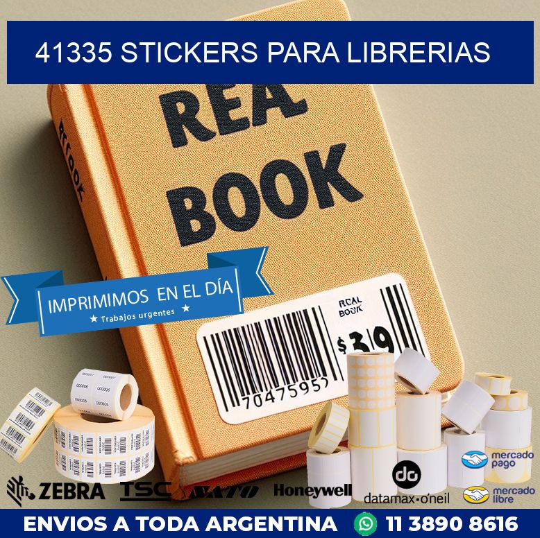 41335 STICKERS PARA LIBRERIAS