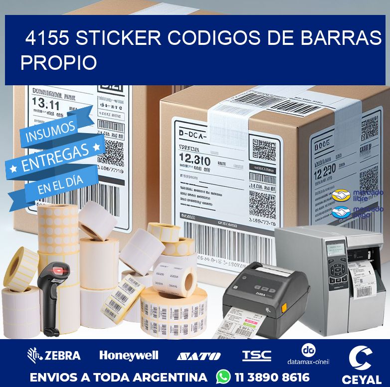 4155 STICKER CODIGOS DE BARRAS PROPIO
