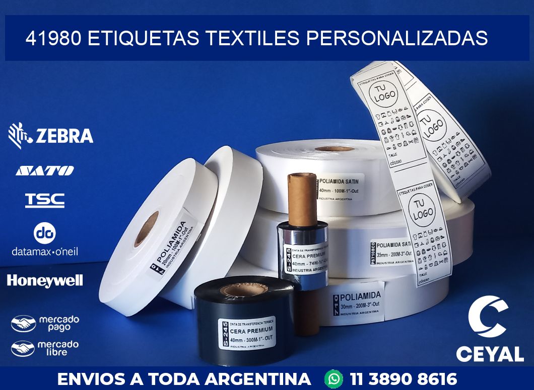 41980 ETIQUETAS TEXTILES PERSONALIZADAS