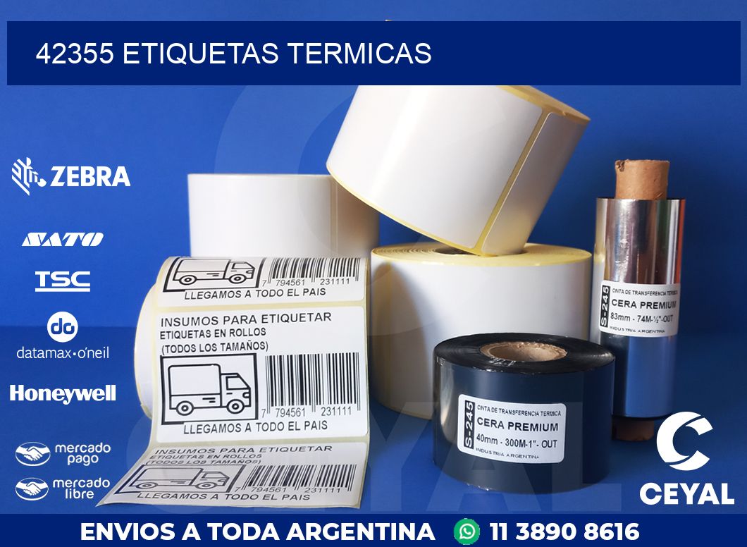 42355 ETIQUETAS TERMICAS