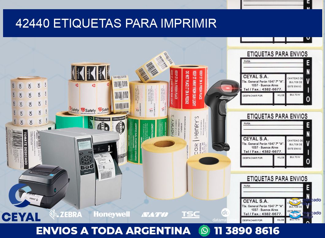 42440 ETIQUETAS PARA IMPRIMIR