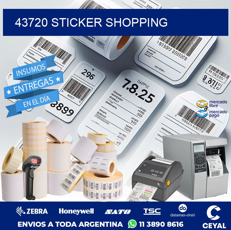43720 STICKER SHOPPING